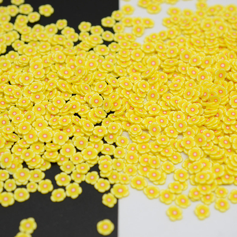 Nice Cute Nail Art Polymer Clay Flowers slice DIY Cute Decor Decals , Clay Scrapbook Decoration: 17