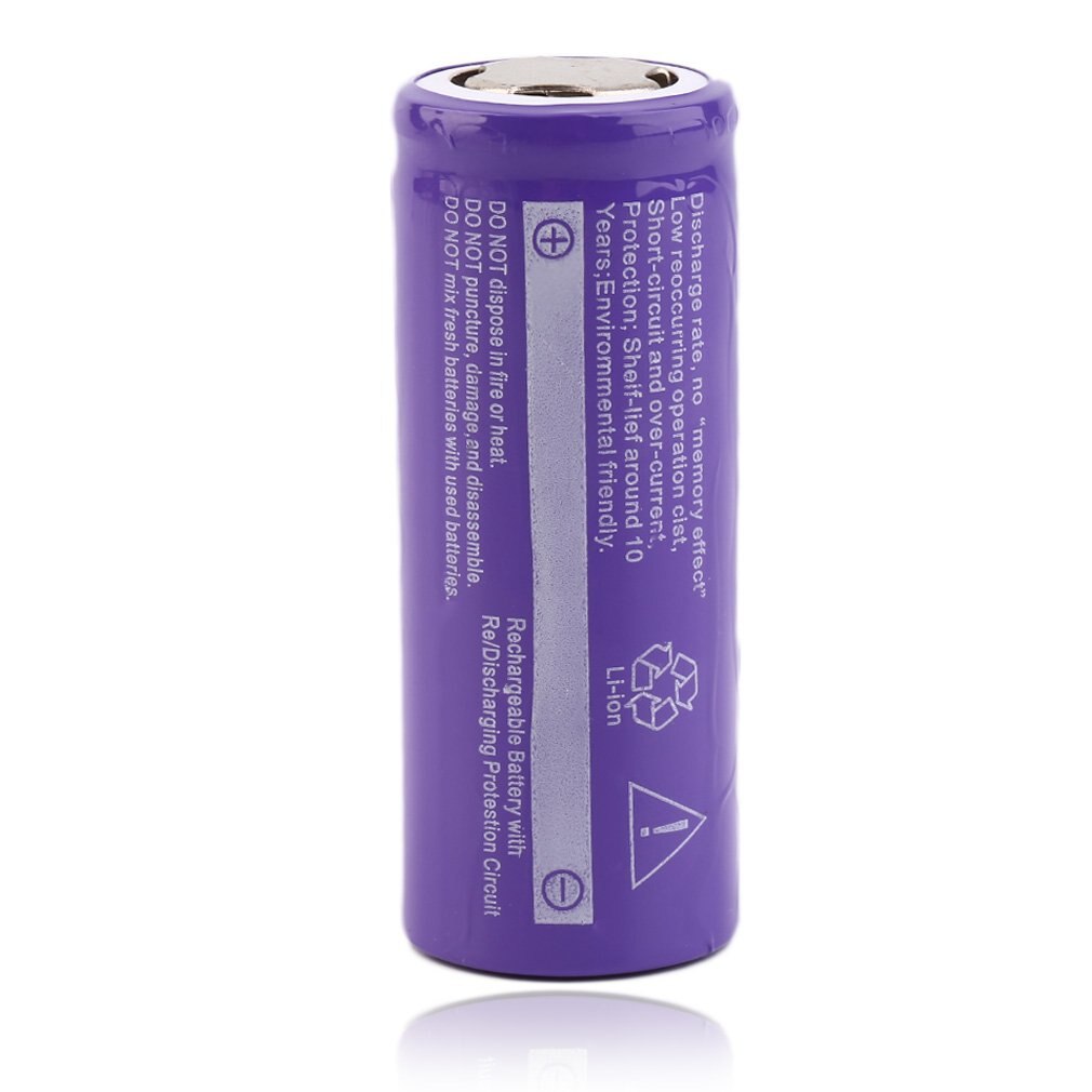 3.7V 26650 8800Mah Li-Ion Oplaadbare Batterij Voor Led Zaklamp Zaklamp Li-Ion Zaklamp Veilig En Milieuvriendelijk