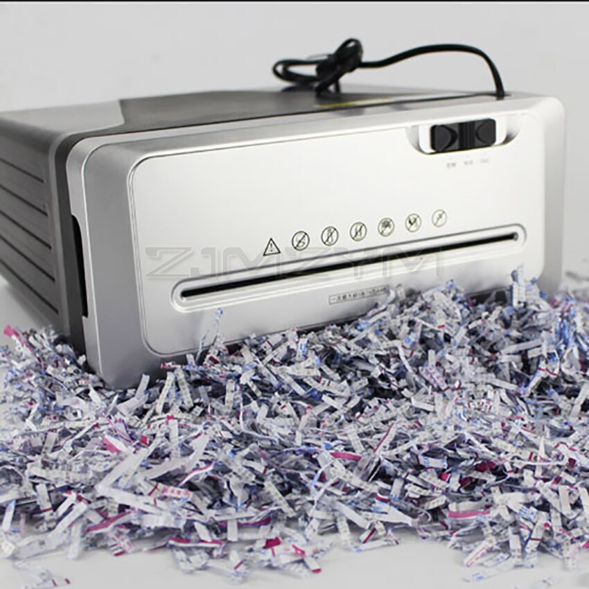 13L Mini Desktop Elektrische Papiervernietiger Snijden Bestand Shredder 5-Sheet Strip-Cut A4 Papier 220V/110W Thuis Kantoor Shredder 4*25Mm