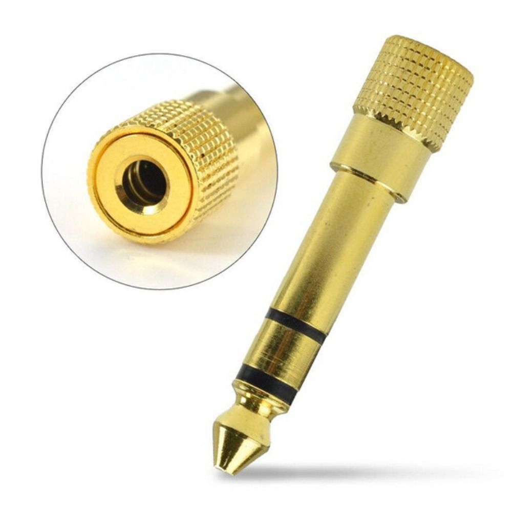 Small To Big Headphone Adapter 1/4 Inch Jack Audio Adaptor Audio Stereo Adaptor for For Microphones Speakers Electric Pianos