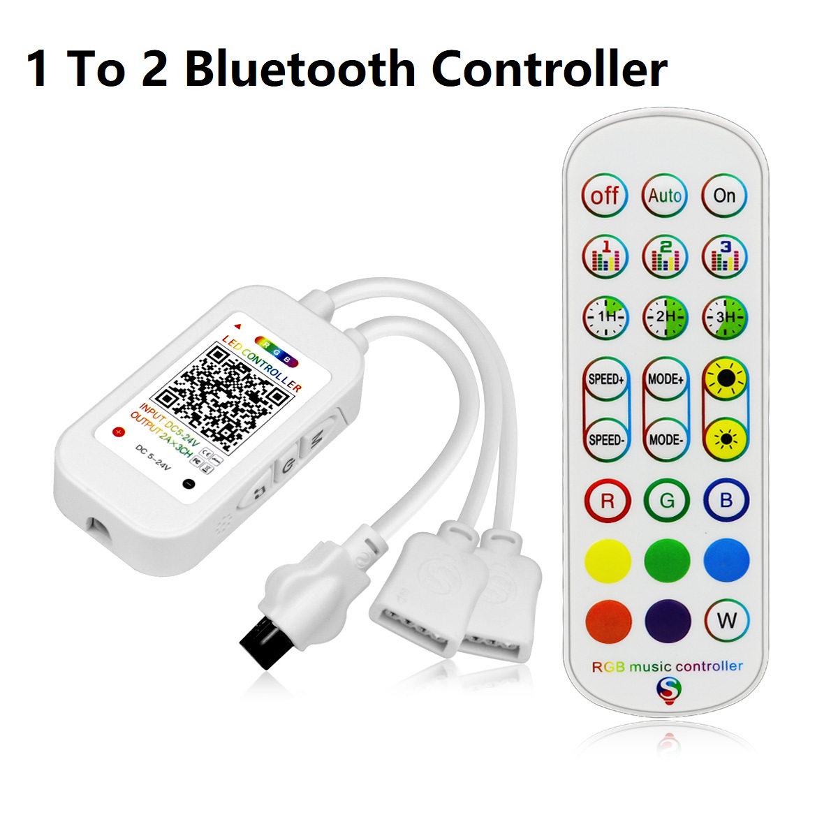 DC12V-24V 4 Pin Bluetooth APP RGB controller,1 to ... – Grandado
