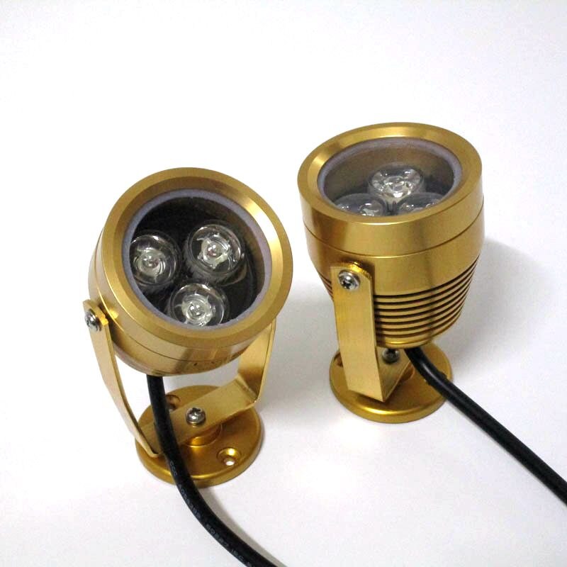 landscape lighting 12V 3W warm white neture white cold white Red Green Blue spotlight Projection lamp Home Garden Outside light