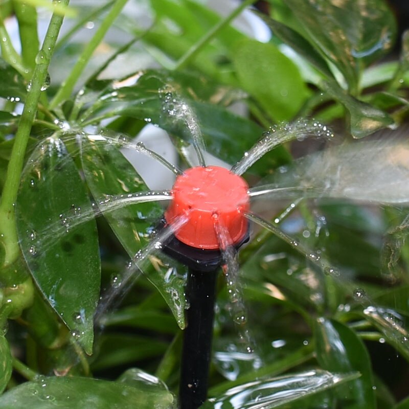 Automatic irrigation system DIY watering kit 2-way Drip irrigation system brass misting nozzle greenhouse garden watering 1 set