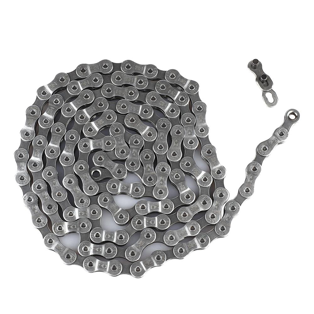 MTB Mountain Road Bike Chain Durable Stretch HG73 9 Speed 116 Link Stainless Cycling Chain Anti Rust Reliable Bicycle Chain