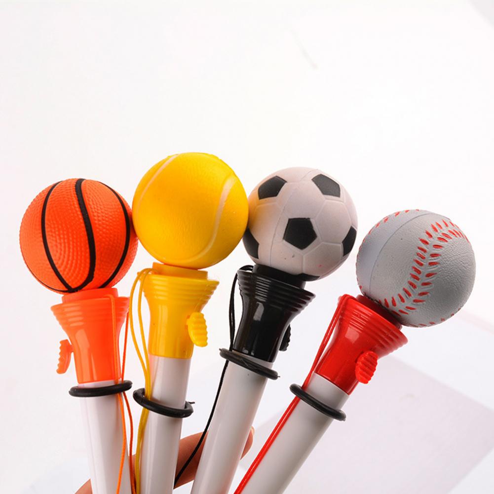 Stylo à bille basket-ball Football Tennis volley-ball forme décompression rebond Popup stylo étudiant fournitures scolaires