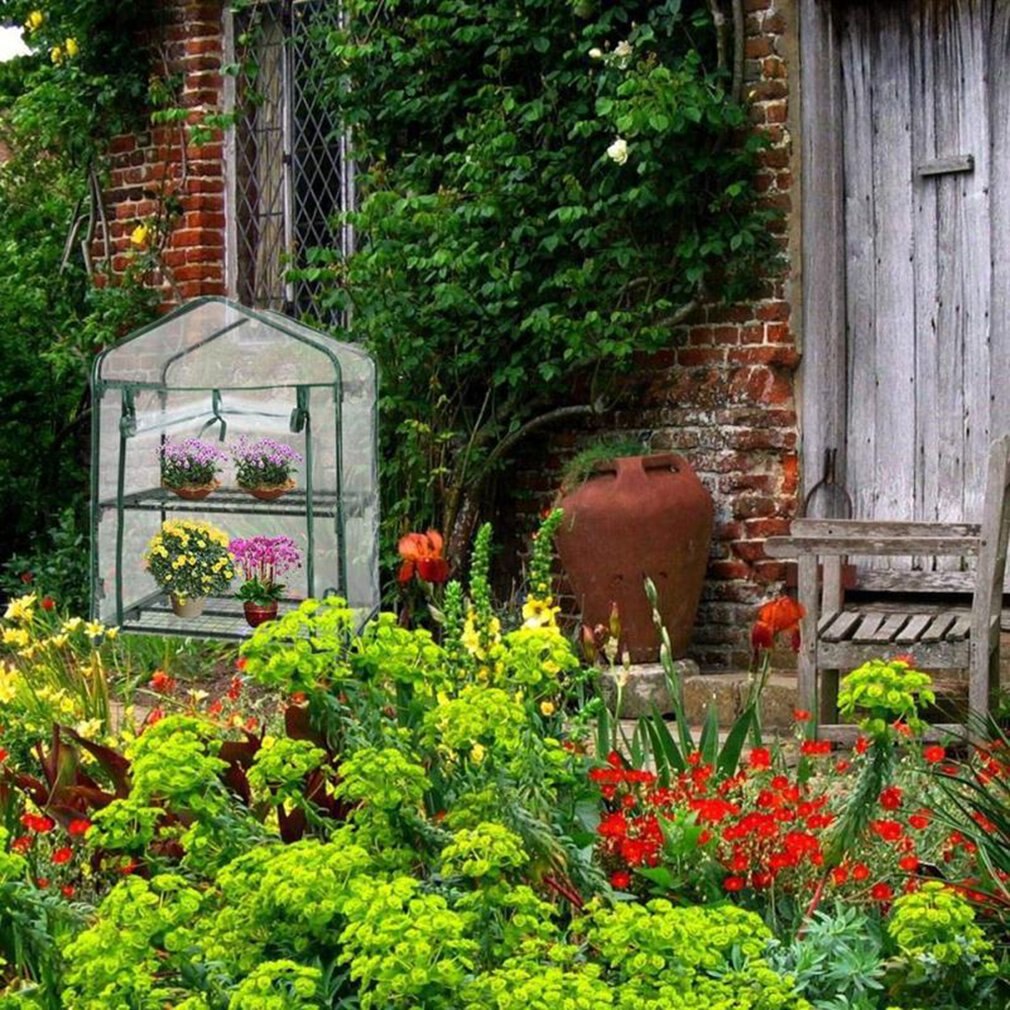 Corrosion-resistant Plant Flowers Cover PVC Greenhouse Cover Waterproof Anti-UV Gardening Protect Plants