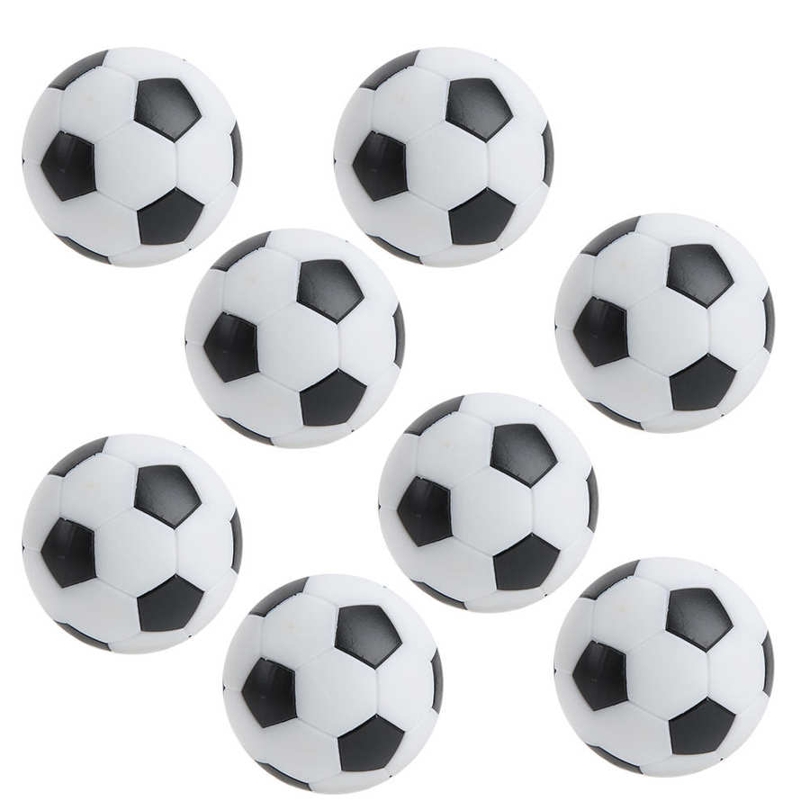8 Stuks 32Mm Kleine Socer Bal Mini Tafel Voetbal Bal Milieubescherming Hars Kind Voetbal Tafel Game Machine Accessoire