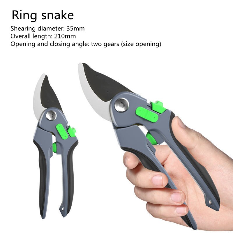 Garden Pruning Shears Flower Pruning Shears Grafting Fruit Branches Garden Scissors Household Gardening Tools: Ring snake