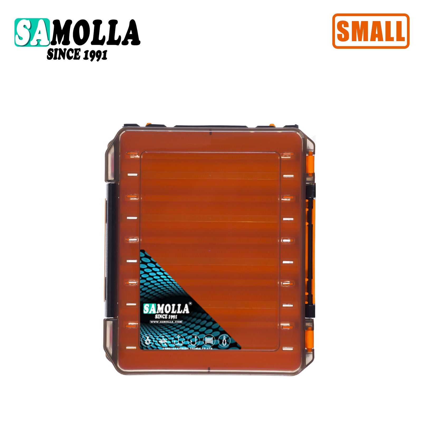 dubbelzijdige kunstaasdoos viscompartimenten plastic accessoires opslag visgerei container case verstelbare organizer: green