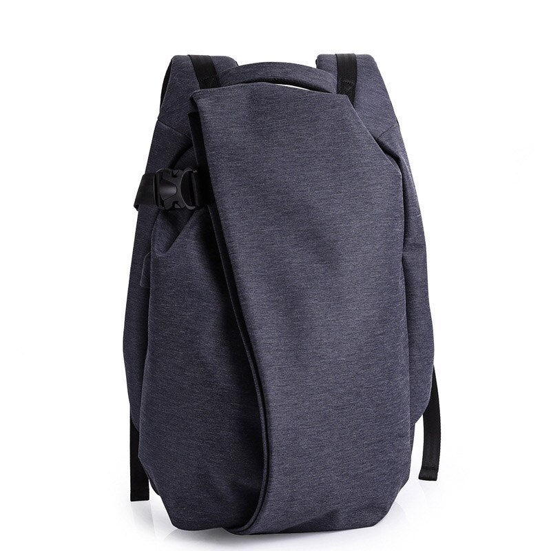 Men Backpack for Laptop USB Port Waterproof Travel Backpack Large Capacity College Student School Backpack: Blue / S