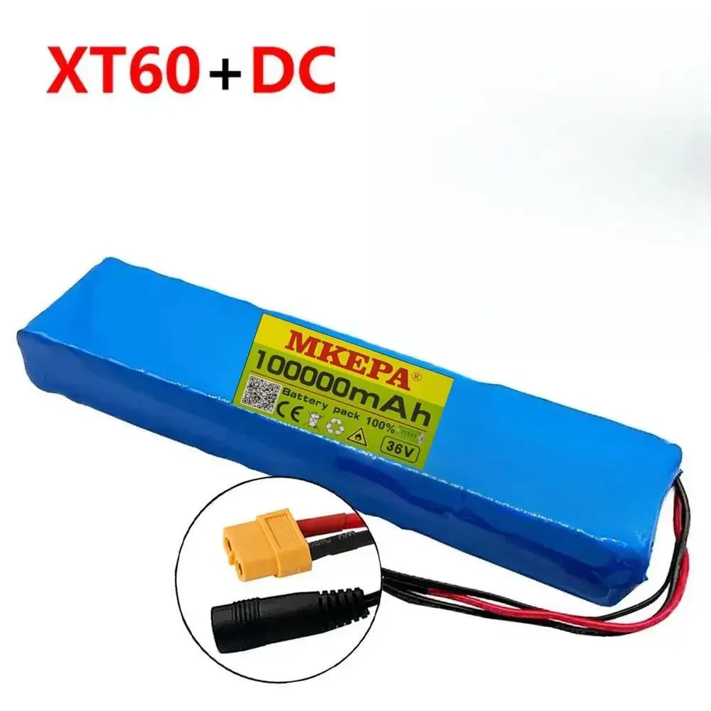 36V 100000 Batteria per scooter elettrico mAh 36v Batteria per scooter elettrico al litio 500W Batteria per scooter elettrico Batteria 36v 10s2p: Viola