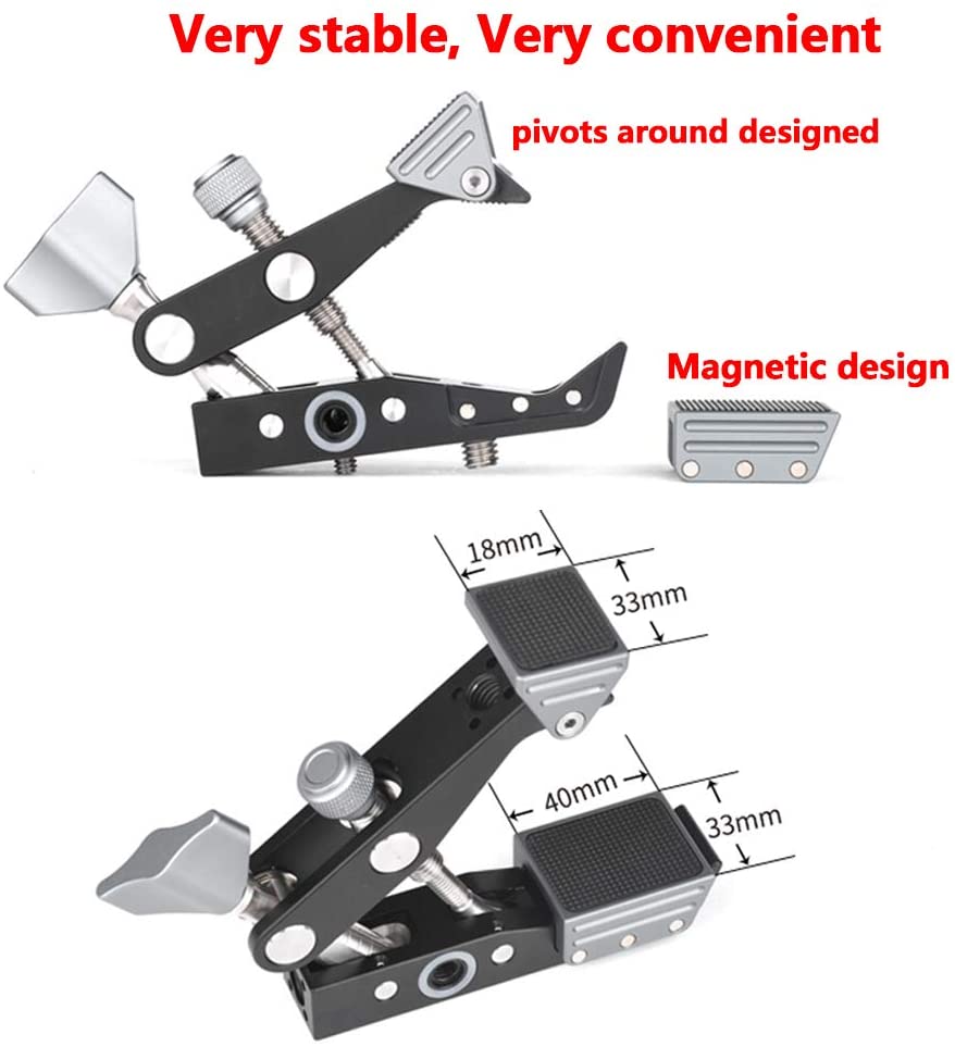 MC-95 Super C-Clamp Camera Ondersteuning Klem Desktop Mount Stand Houder Reizen Klem Leofoto MC-100 Compatibel