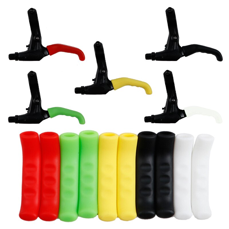 Housse de Protection universelle en Gel de silice, pour poignée de frein de vélo, vtt, cyclisme sur route, équipement fixe