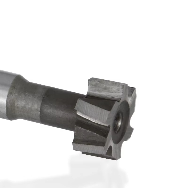 HAMPTON-fresa con ranura en T, broca enrutadora CNC de 8-20mm, fresa de extremo HSS para trabajo de Metal, herramienta de chavetero, fresado de extremo de carburo