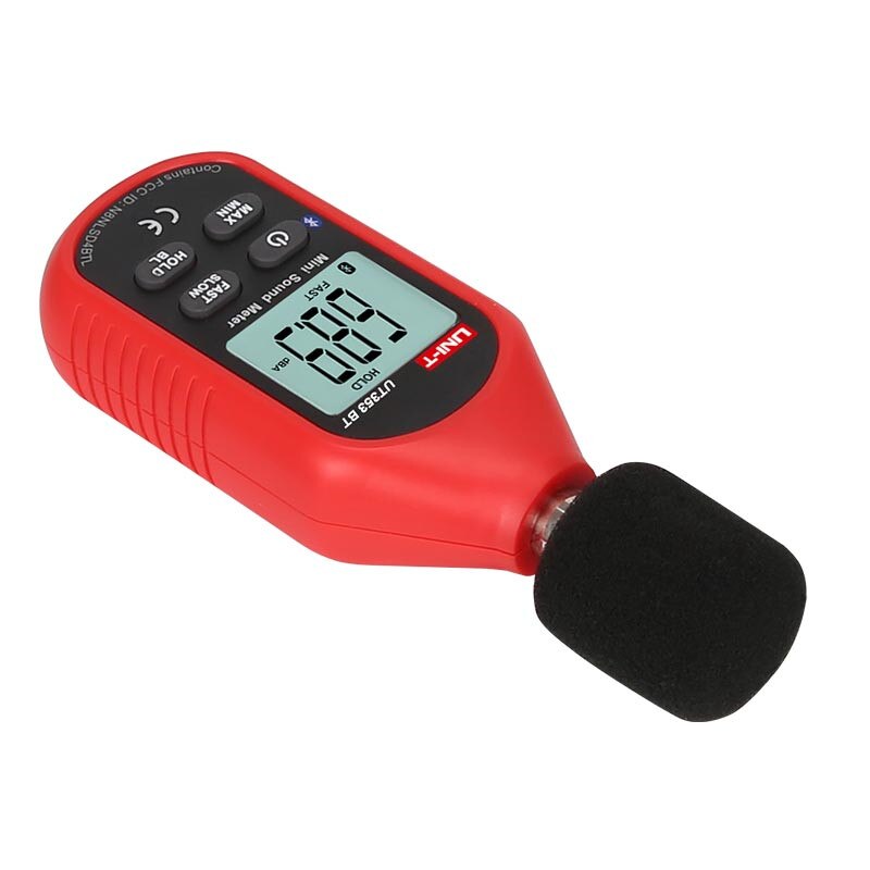 Mini sonomètre UT353BT UNI-T, pour Communication Bluetooth, sonomètre industriel et domestique, rétro-éclairage LCD, Indication de batterie faible