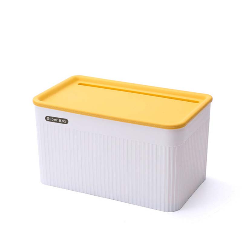 Waterproof Wall Mount Toilet Paper Holder Tissue Box Tray Roll Tube Storage Box Wc Roll Paper Stand Shelf Bathroom: Yellow2