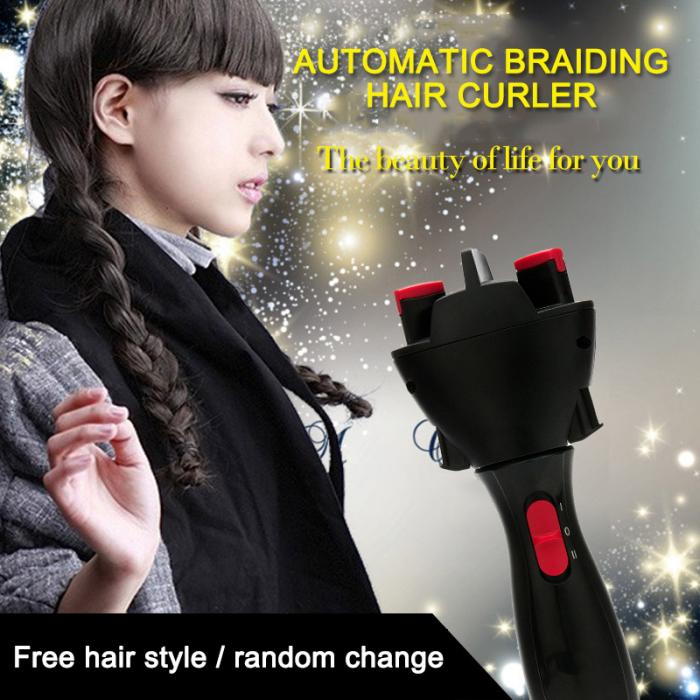 Diy hår hurtig styling knuder smart elektrisk flettet hår værktøj twist flettet krøllejern værktøj hår styling værktøj