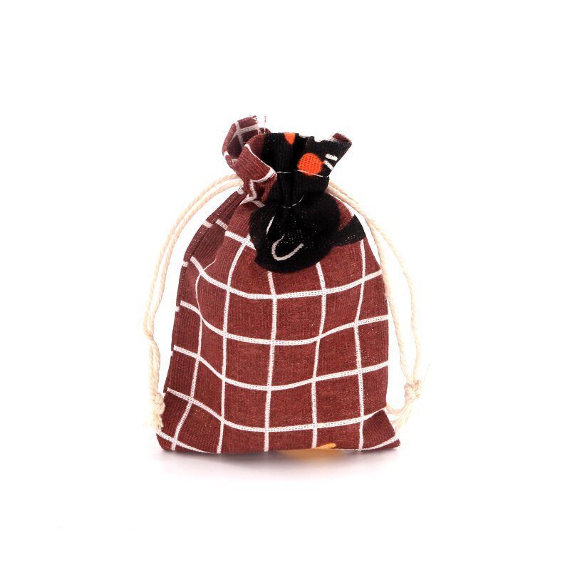 5 sztuk/partia kolorowe wzory pościel torby bawełniane 10x14cm Wedding Favor cukierki bransoletka biżuteria torby do pakowania muślinu torba na prezent woreczki: A15