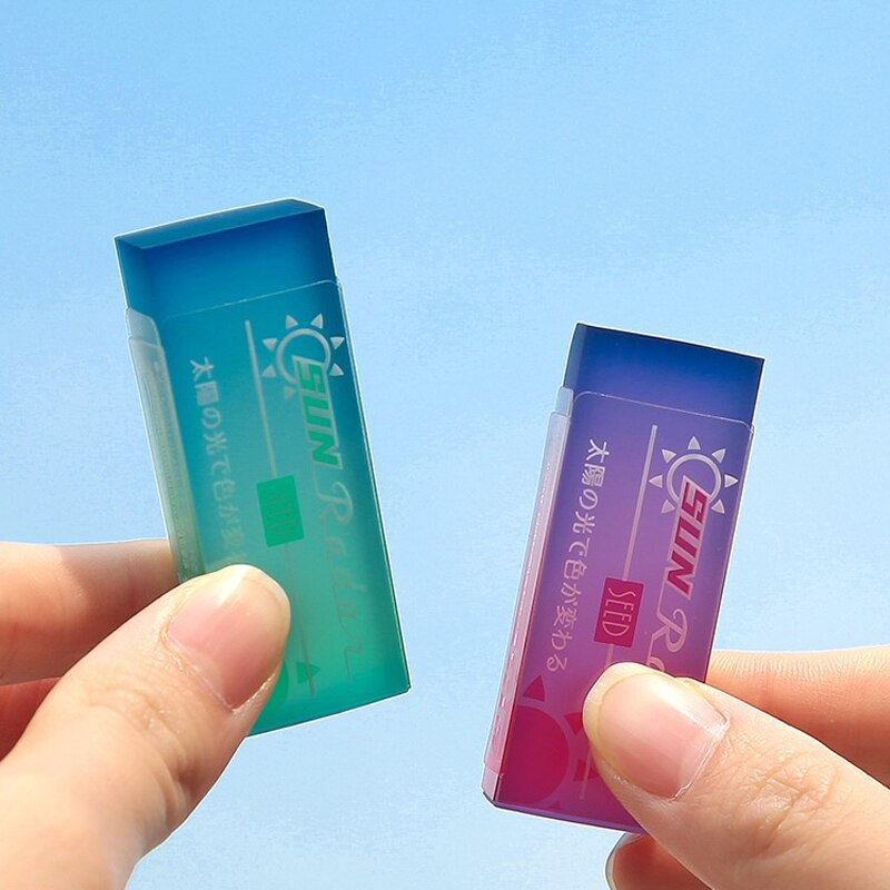 Cute Transparent Eraser Children's Special Cartoon Colorful No Marks No Chips Eraser Kawaii Stationery