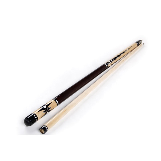 High-end handgjorda 1/2 center gemensamma pool cue med rostfritt stål fog för