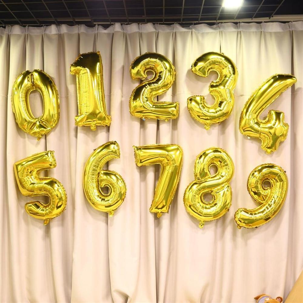 30 Inch Foil Mylar Balloons for Wall Decoration Nu