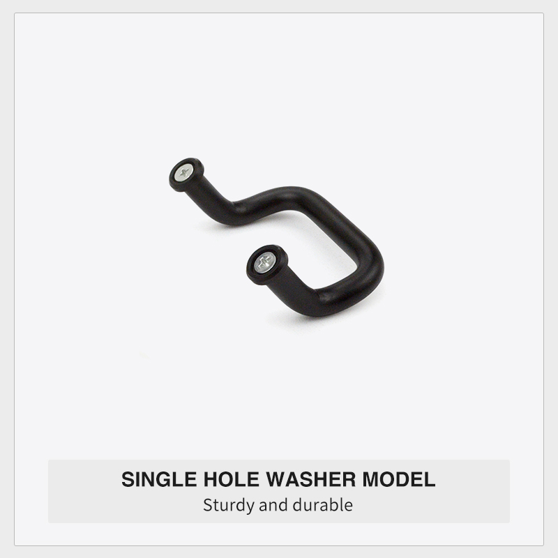 Handle Aluminum Alloy Profiles Bending Type With Double Single Hole Gasket For Industrial Chassis Cabinet Door Distribution Box