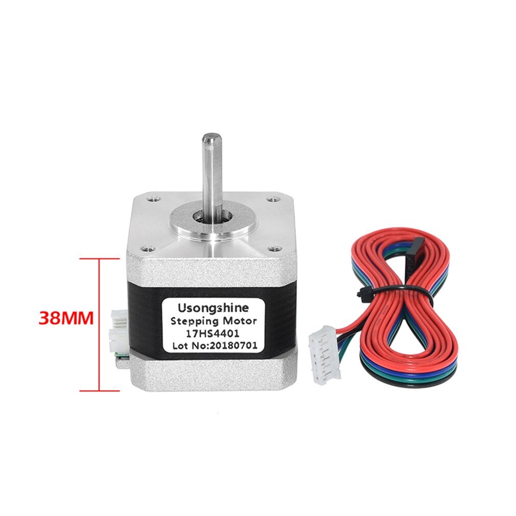 Nema 17 Stappenmotor 42 Motor 4-Lood 17HS4401 NEMA17 42 Bygh 1.5A Gear Motor Met Dupont Lijn Voor 3D Printer & Cnc