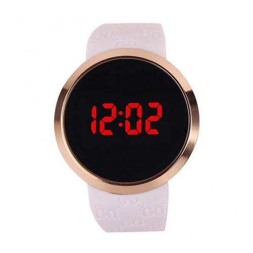 Montre-bracelet électronique LED unisexe, écran tactile, numérique, Sport, Couple, horloge: 2