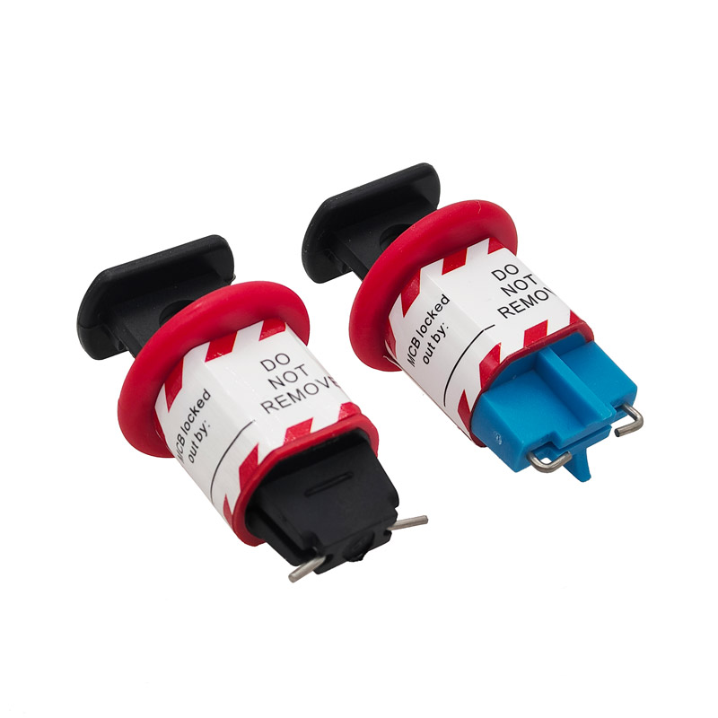 1Pc Electrical Safety Lockout Circuit Breaker Lock Miniature Air Switch Breaker Lockout for Power Isolation pinout