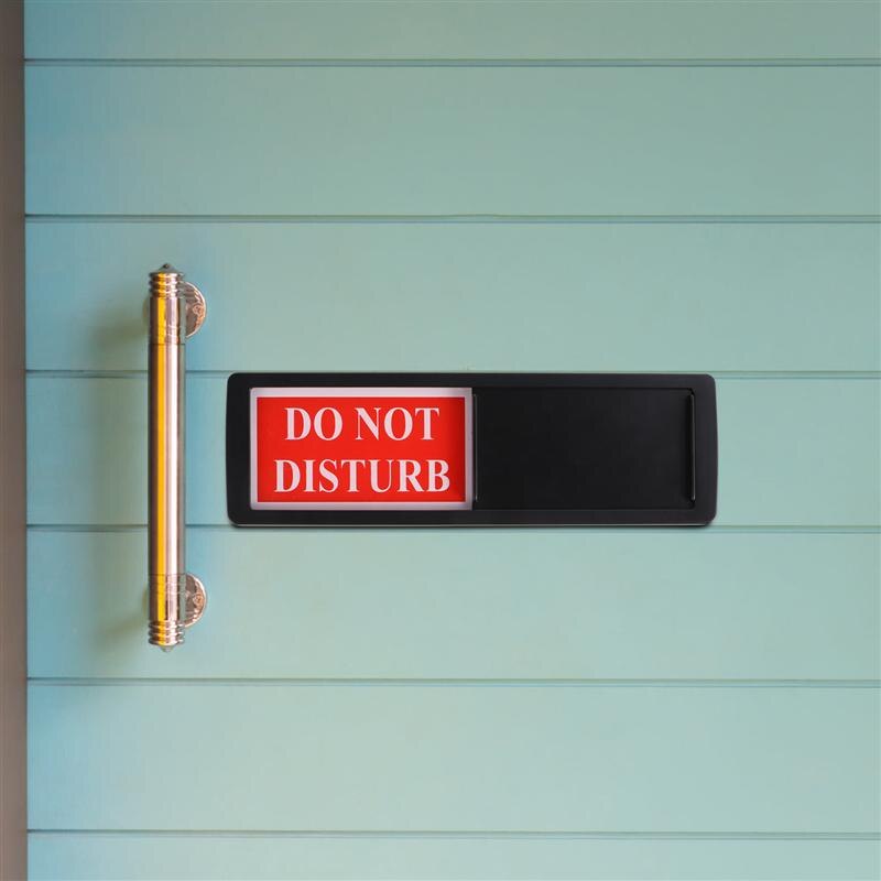1pc Magnetic Slider Privacy Indicator Non-Scratch Signboard Privacy Slide Door Sign for Bathroom