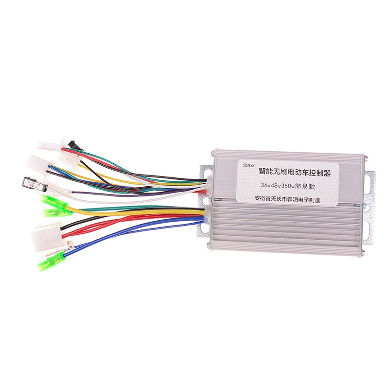 Controlador de motor CC para bicicleta eléctrica 36V 48V sin escobillas, accesorio para bici, patinete eléctrico, 350W