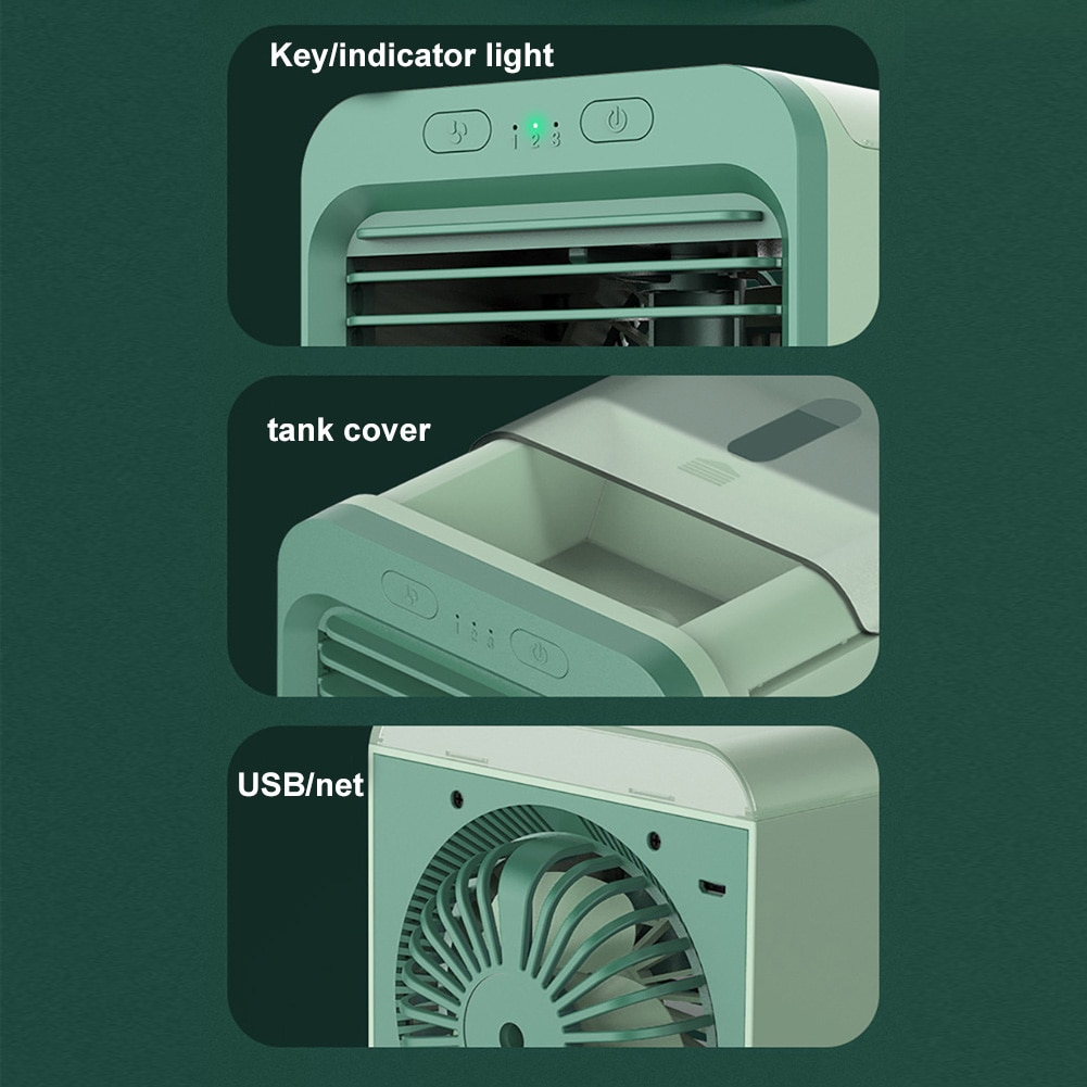 Mini Draagbare Airconditioner 150 Ml Mini Airconditioner Koeler Home Office Portable Luchtbevochtiger Koelventilator Voor Office Home