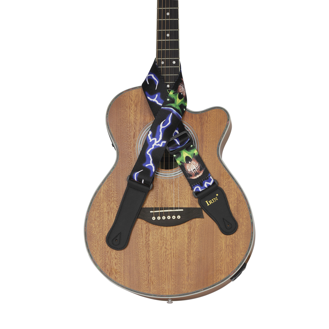 Verstelbare gitaarband Polyester Hoogwaardige bedrukking Etnische stijl Puur katoen Borduurinstrument Gitaaraccessoires