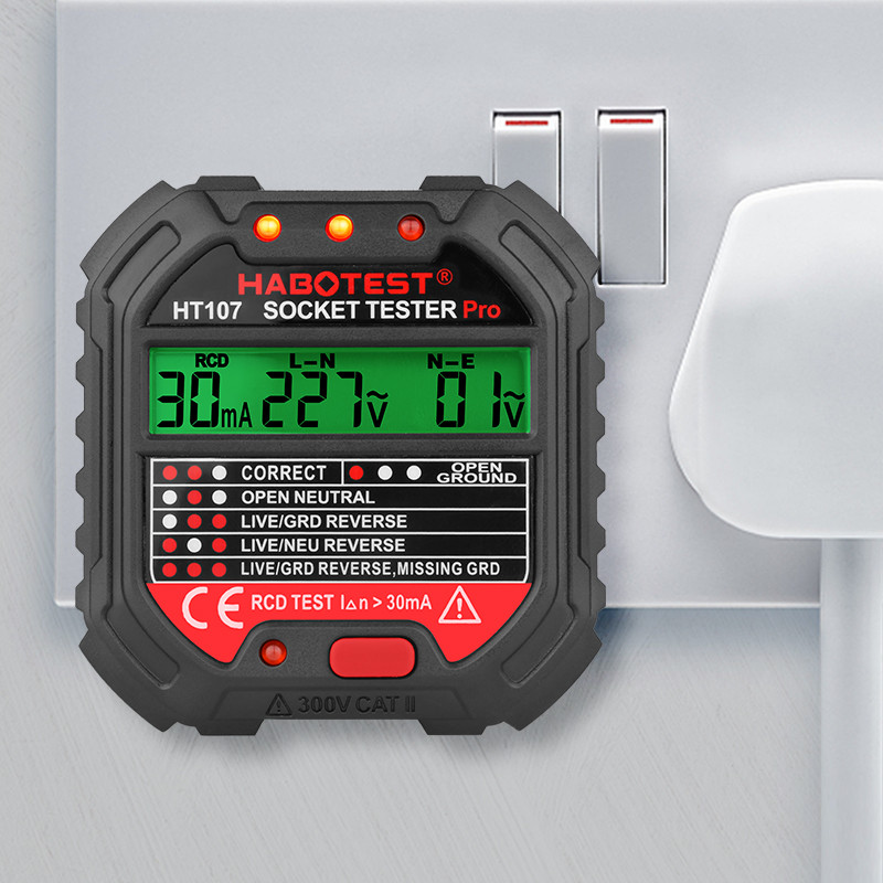 HABOTEST HT107 Socket Tester Voltage Test Socket D... – Vicedeal