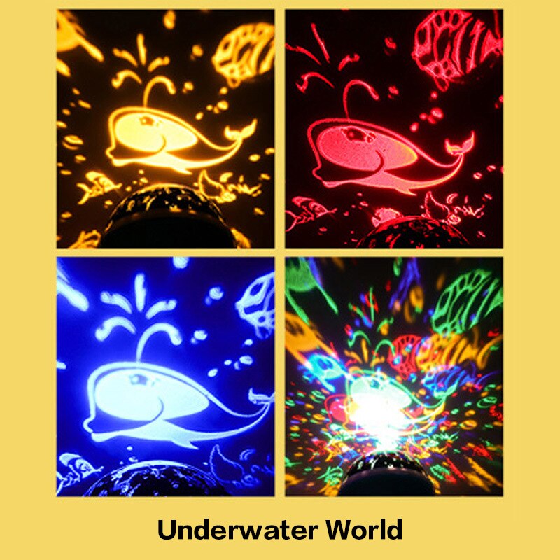 Led Projector Film 8 Stijlen Projectie Nachtlampje Film Alleen