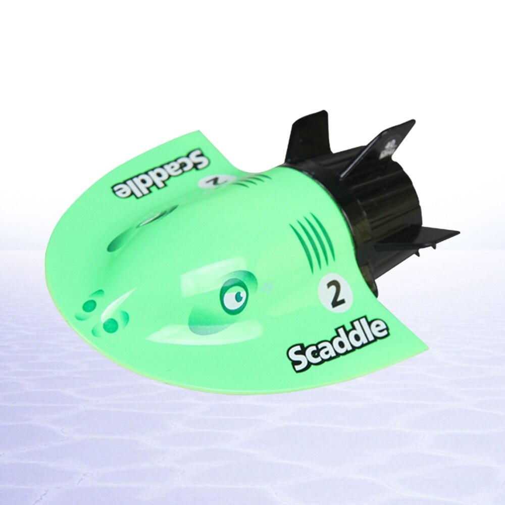 Mini Electric Radio Submarine Remote Control Racing Boat Ship Submarine Toy Cool Aquatic Toys (Green): Default Title