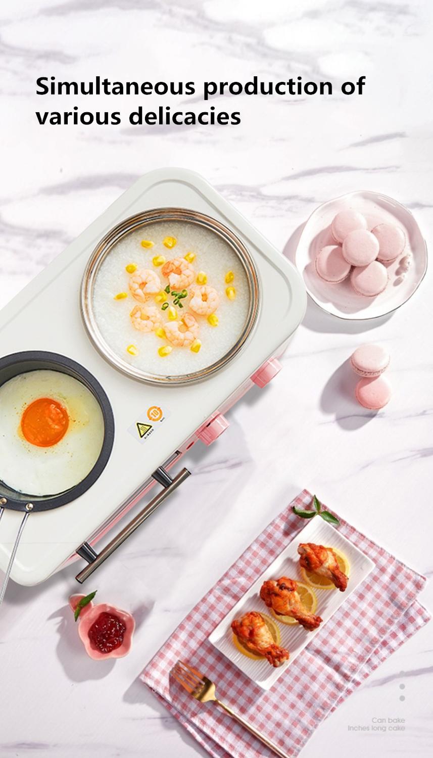 Prachtige En Eenvoudige Multi-Functionele Ontbijt Machine, Oven, Pan Frituren, Koken Pot, drie In Een, Meer Eenvoudig En Handig