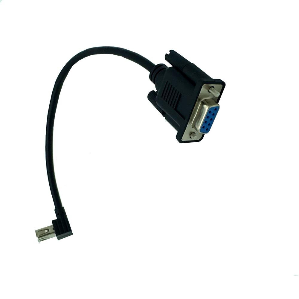 RS232 DB9 Female to USB 2.0 A Female Serial Cable Adapter Converter 8" Inch 25cm