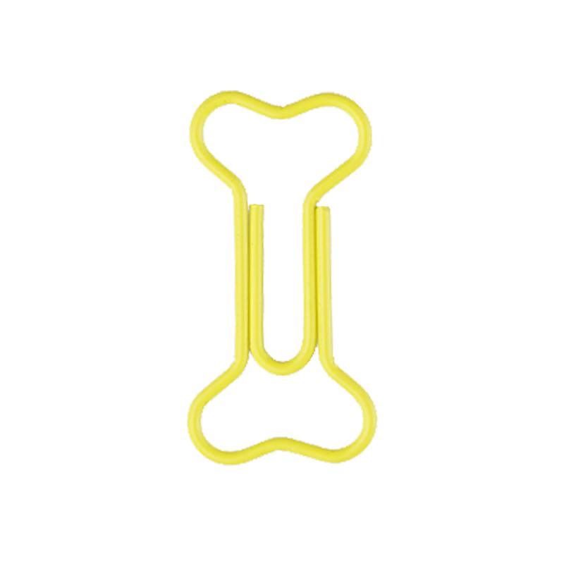 Dog's Bone Paper Clip Gold Bone Special-shaped Paper Clips Office Supplies Paperclip Bulldog Clips Cute Paper Clips Decorative