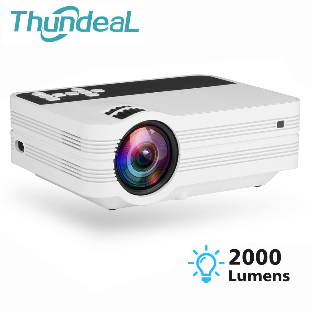 ThundeaL UB10 HD Mini Projector Outdoor Video Cheap Portable Digital Projector Support 1080P USB with VGA SD AV Video Beamer