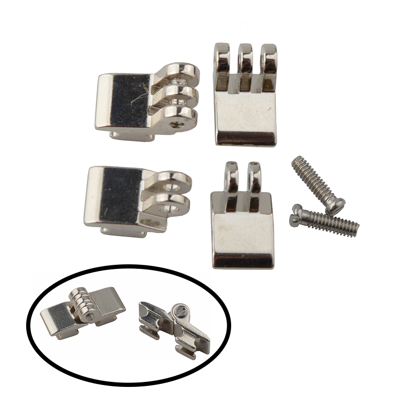 10Sets Breedte 5Mm Glazen Scharnier Voor Brillenmontuur, Scharnieren Voor Het Repareren Van Universele Scharnieren