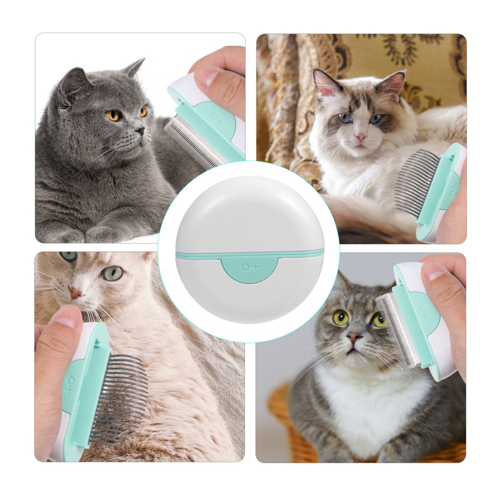 Kattenkam, borstel, hark, trim- en trimgereedschap, kattenkam, reinigingskam