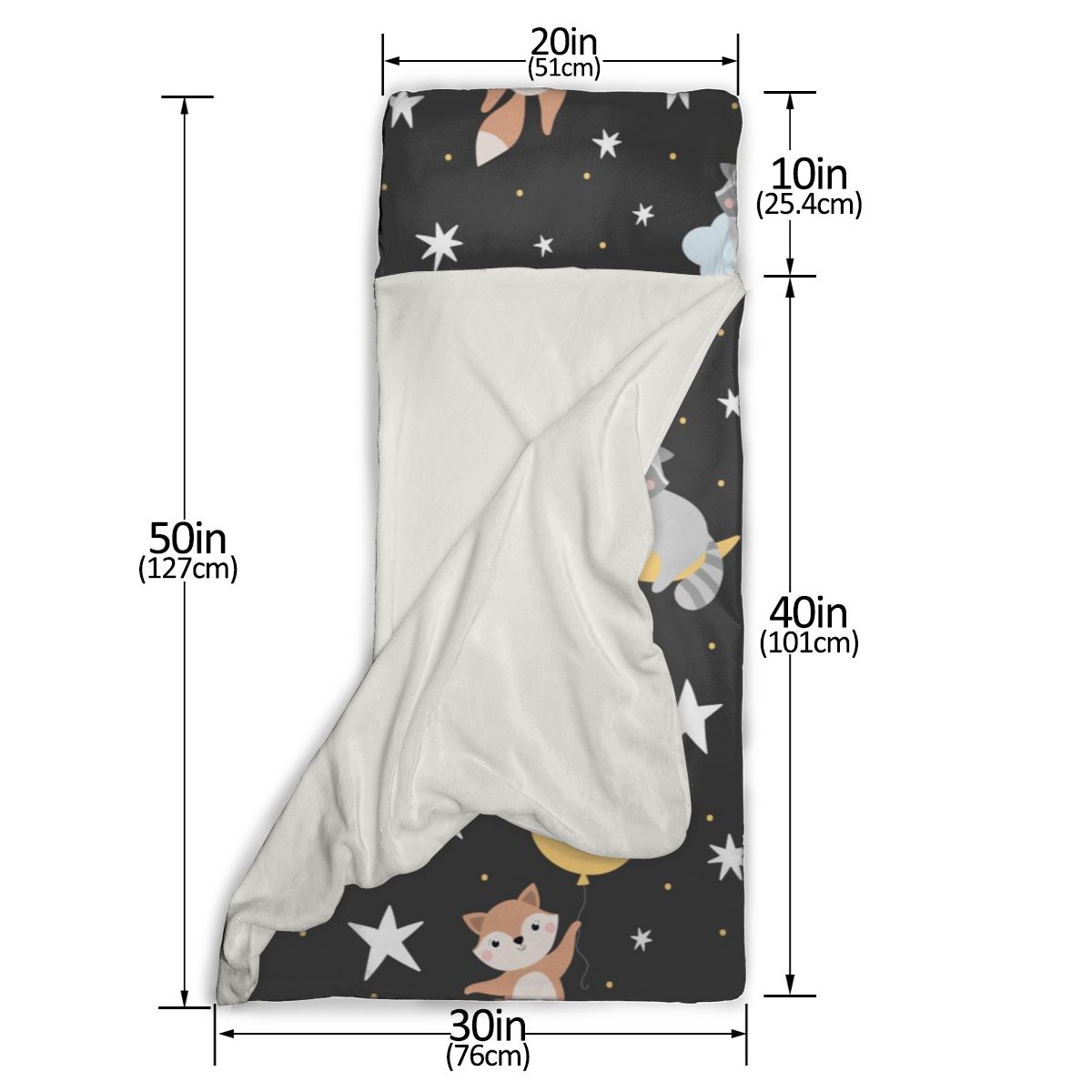 Sleeping Animals And Stars Nap Mat with Pillow for Toddler Boys and Girls Ideal for Daycare and Preschool