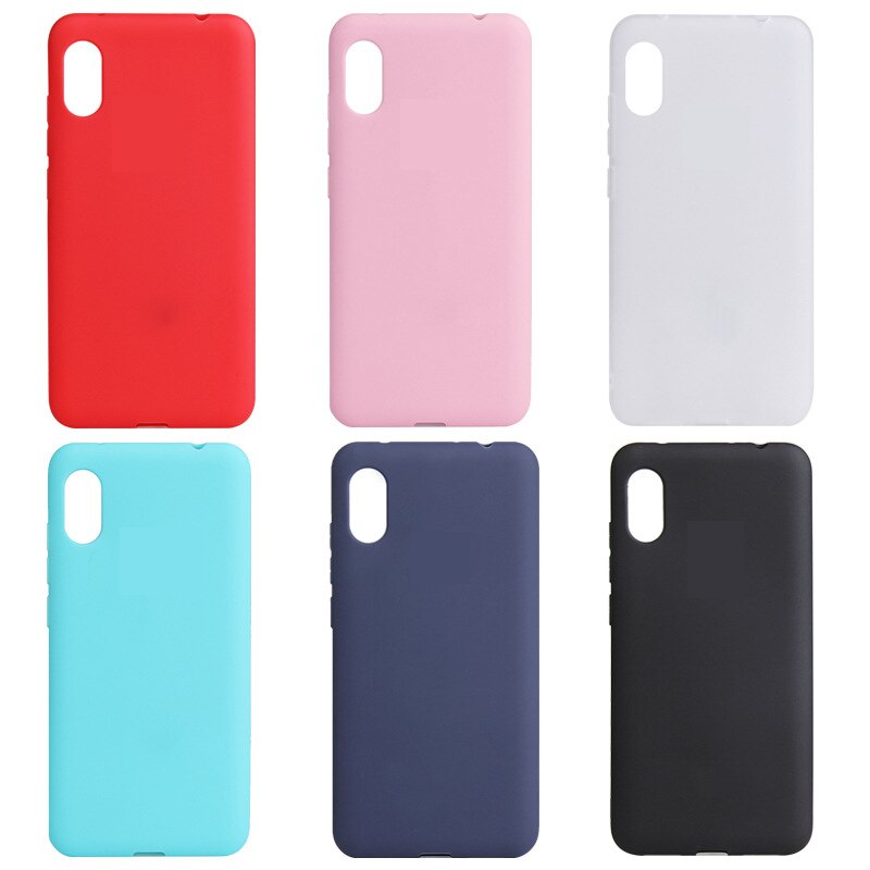 Voor Redmi 7A Case Voor Redmi7A 5.45 Inch Cover Matte Tpu Solid Cover Voor Xiaomi Redmi 7A Silicone Soft Case