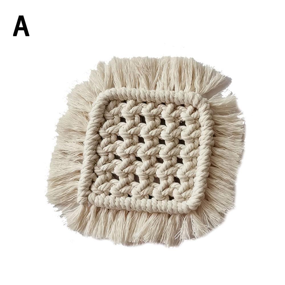 Drinking Glass Tea Cups Double Wall Layer Tea Cup Heat-resisting Round Double Glass Juice Mug Milk Coffee Cup Drinkware: Coaster A