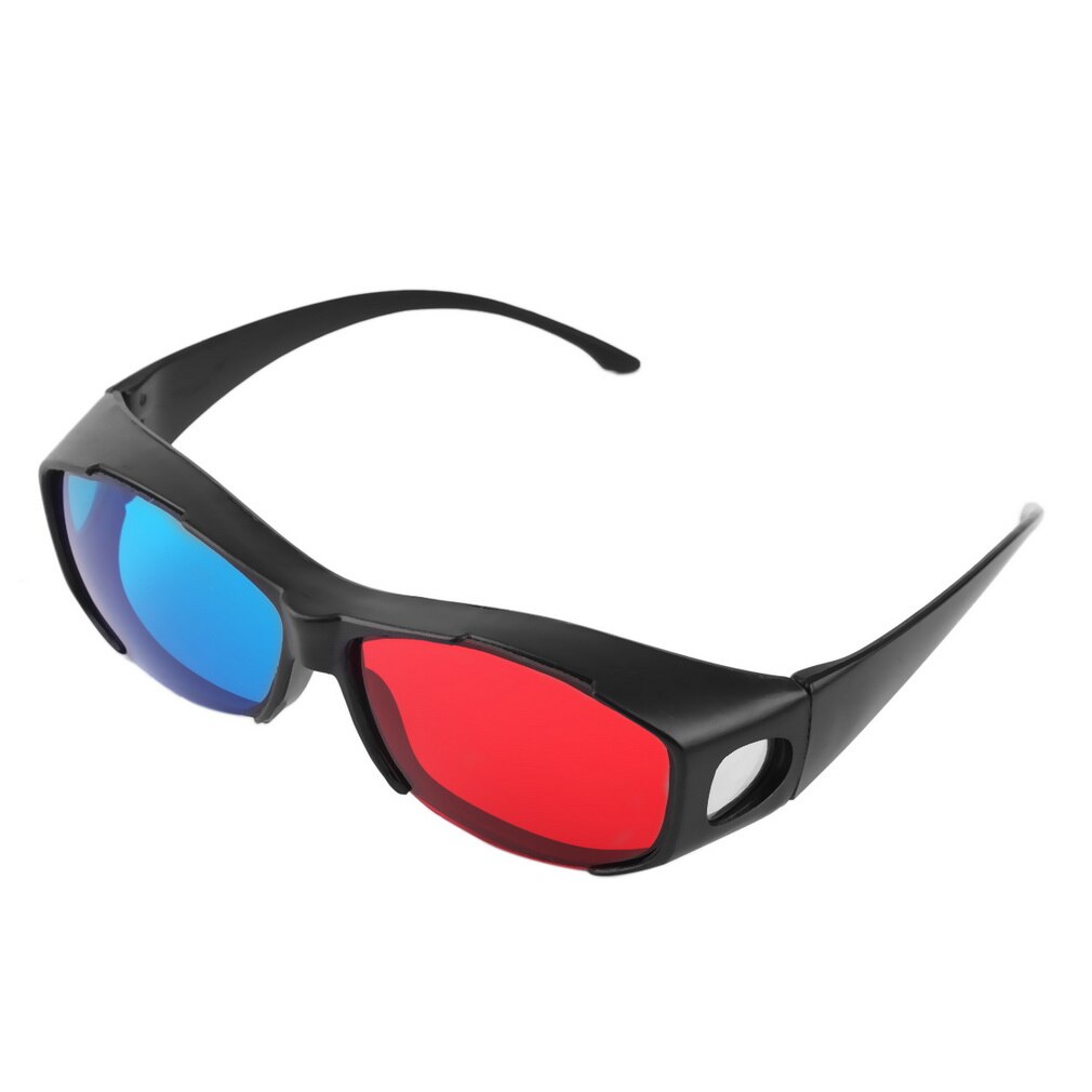 Universel Type 3D lunettes TV film dimensionnel anaglyphe vidéo cadre 3D Vision lunettes DVD jeu verre rouge et bleu couleur