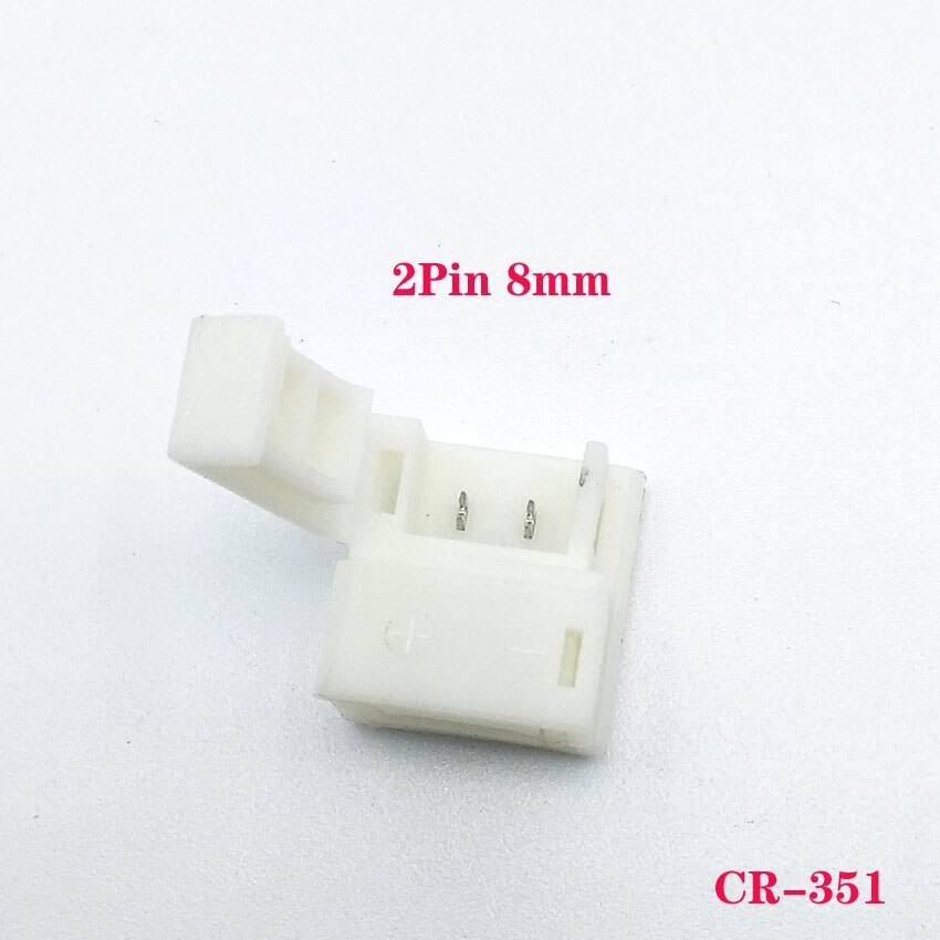 5 stks/partij LED Connector 2 pin 3 pin 4 pin soldeerloze Voor 8mm 10mm 5050 3528 ws2811 ws2812b 5630 5730 smd LED Strip: 1-CR-351