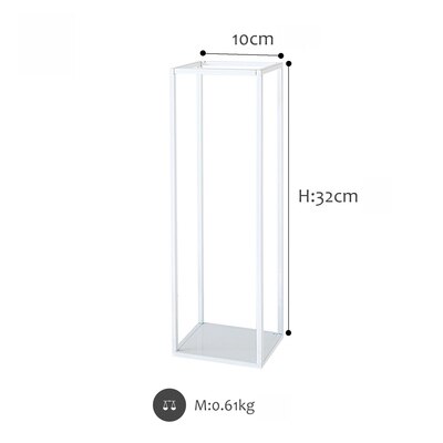 SWEETGO Geometry storage racks geometry tray 1 piece store case Kitchen decorations tools accessories 3 tiers Iron frame Holders: 4