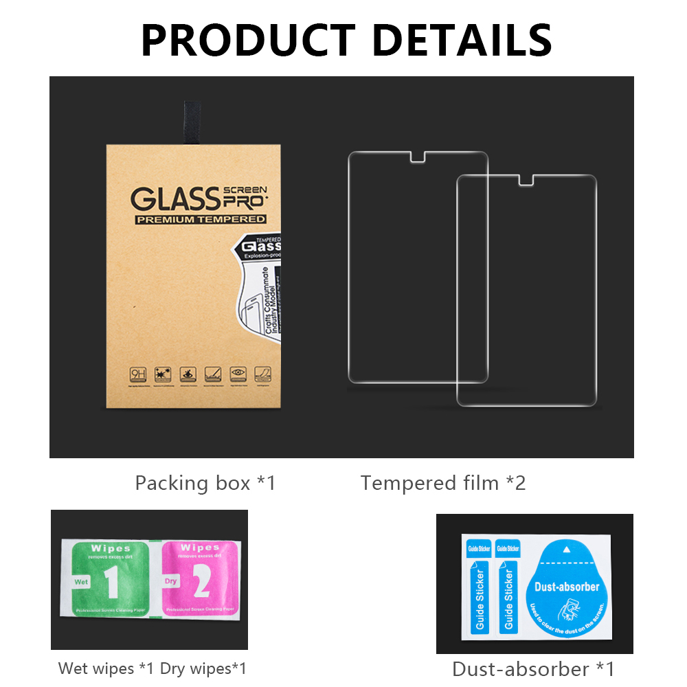 2PCS! Screen Protector tempered guard For Samsung Galaxy Tab S6 10.5 T860 T865 SM-T860 SM-T865 Tempered Glass Protective Film