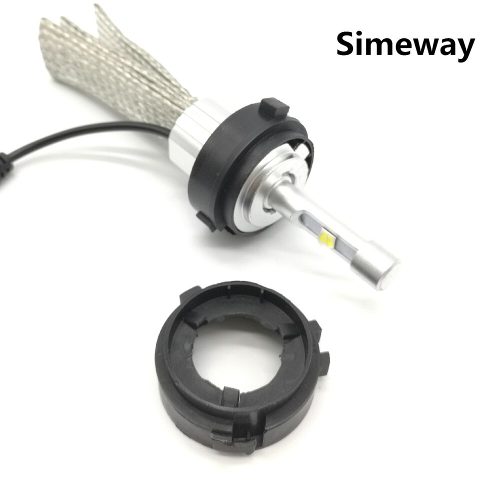 Gzsimeway Car led H7 Headlights Adapters bulb Holder H1 Sockets Base Auto Lamp Adaptors for focus low beam and high beam H7